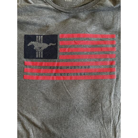 Ford Mustang Graphic Tee XL Gray Short Sleeve - Picture 3 of 4